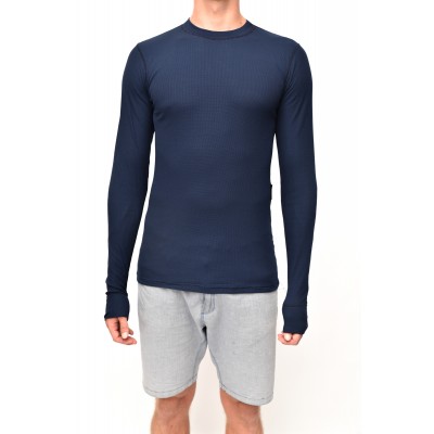 Thermo shirt long sleeve blue