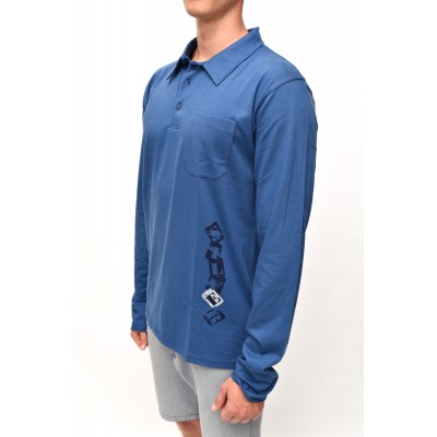 POLO KOŠEĽA dlhý rukáv Navy S