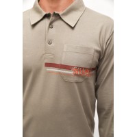 POLO KOŠEĽA dlhý rukáv Oliva S